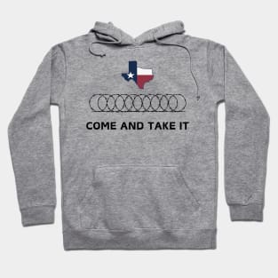 Texas Border Razorwire Come And Take It Hoodie